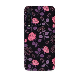 Rose Black Background Case for Moto G8 Plus