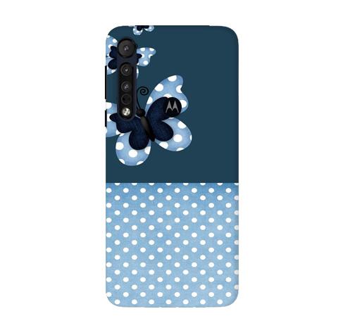 White dots Butterfly Case for Moto G8 Plus