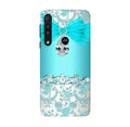 Shinny Blue Background Case for Moto G8 Plus