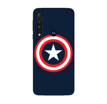 Captain America Mobile Back Case for Moto G8 Plus (Design - 42)