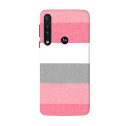 Pink white pattern Case for Moto G8 Plus