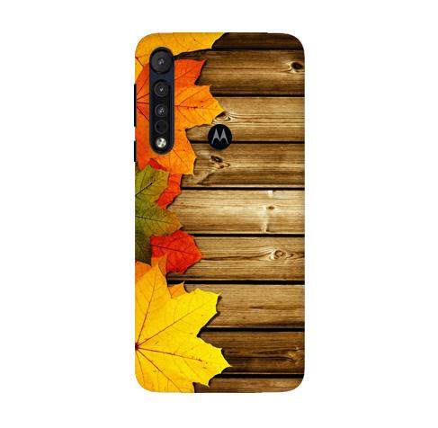 Wooden look3 Case for Moto G8 Plus
