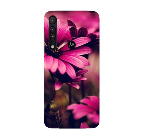 Purple Daisy Case for Moto G8 Plus