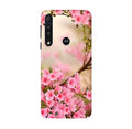 Pink flowers Case for Moto G8 Plus