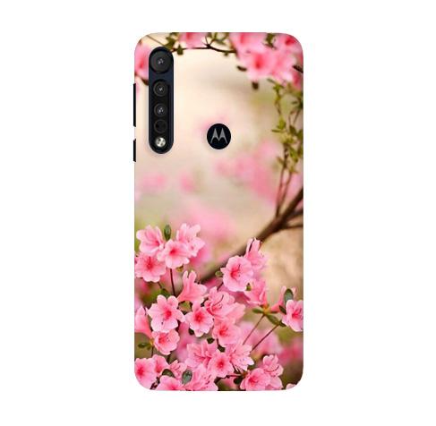 Pink flowers Case for Moto G8 Plus