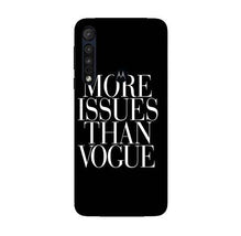 More Issues than Vague Mobile Back Case for Moto G8 Plus (Design - 74)