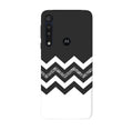 Black white Pattern2Case for Moto G8 Plus