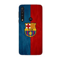 FCB Football Case for Moto G8 Plus  (Design - 123)