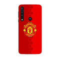 Manchester United Case for Moto G8 Plus  (Design - 157)