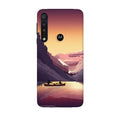 Mountains Boat Case for Moto G8 Plus (Design - 181)