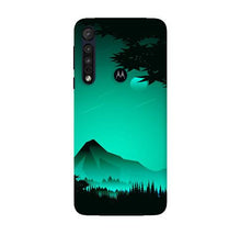 Moon Mountain Mobile Back Case for Moto G8 Plus (Design - 204)