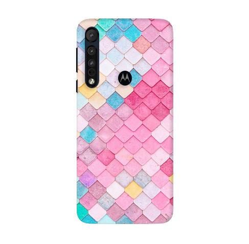 Pink Pattern Case for Moto G8 Plus (Design No. 215)