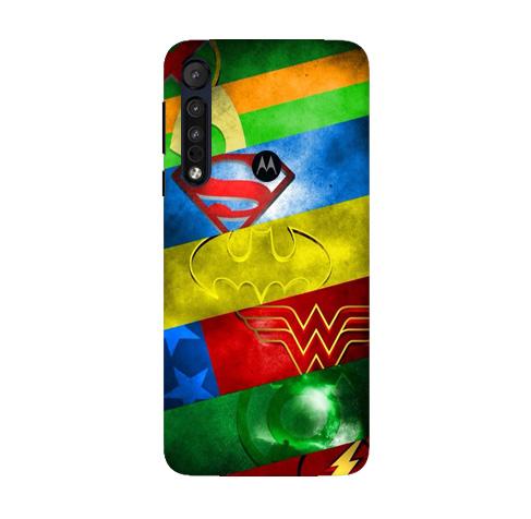 Superheros Logo Case for Moto G8 Plus (Design No. 251)