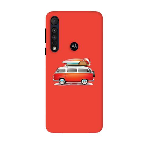 Travel Bus Case for Moto G8 Plus (Design No. 258)