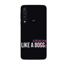 Like a Girl Boss Mobile Back Case for Moto G8 Plus (Design - 265)