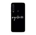 #GirlBoss Case for Moto G8 Plus (Design No. 266)
