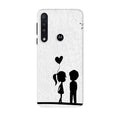 Cute Kid Couple Case for Moto G8 Plus (Design No. 283)