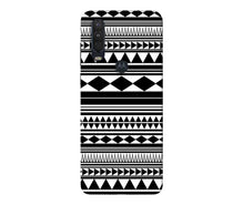 Black white Pattern Mobile Back Case for Moto One Action (Design - 5)