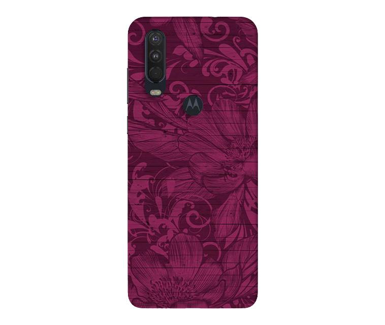 Purple Backround Case for Moto One Action