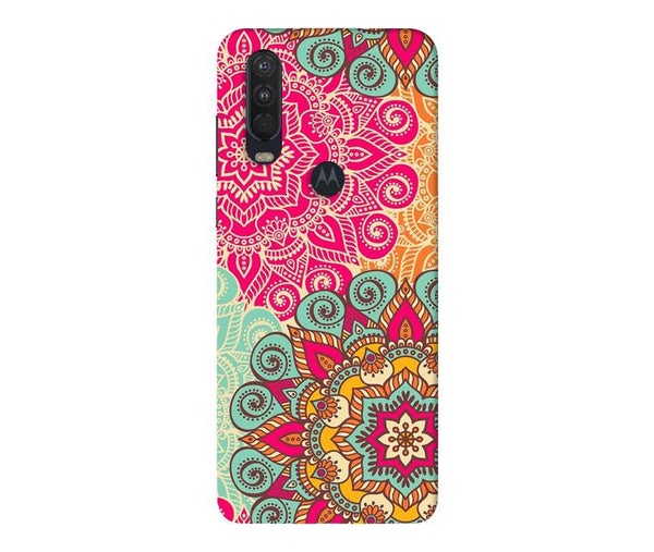 Rangoli art2 Case for Moto One Action