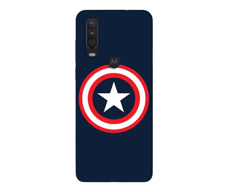 Captain America Case for Moto One Action