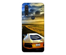 Car lovers Mobile Back Case for Moto One Action (Design - 46)