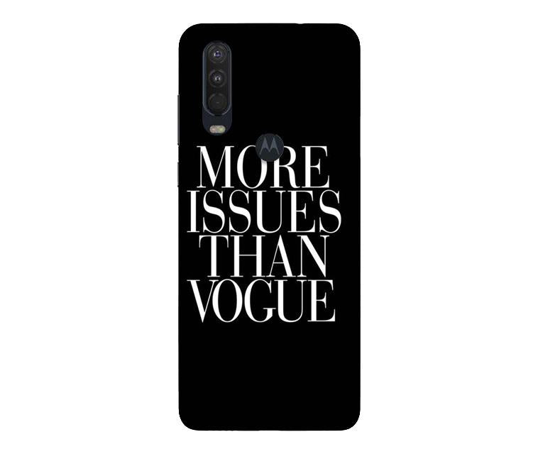 More Issues than Vague Case for Moto One Action