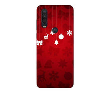 Christmas Mobile Back Case for Moto One Action (Design - 78)