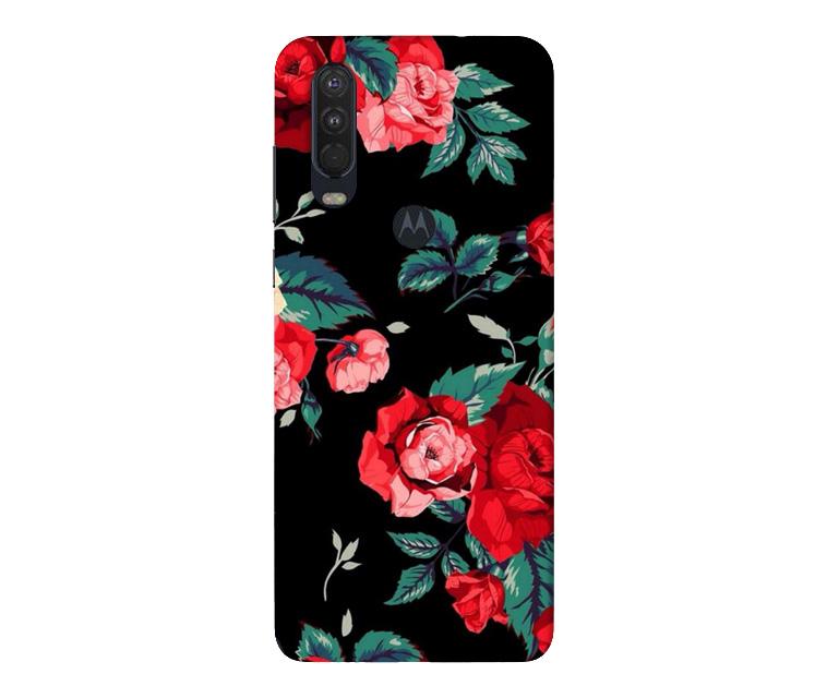 Red Rose2 Case for Moto One Action