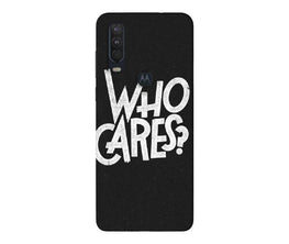 Who Cares Case for Moto One Action