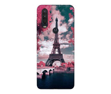 Eiffel Tower Mobile Back Case for Moto One Action  (Design - 101)