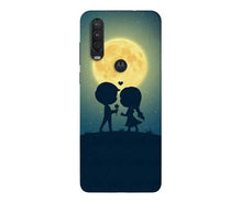 Love Couple Mobile Back Case for Moto One Action  (Design - 109)