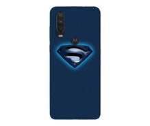 Superman Superhero Mobile Back Case for Moto One Action  (Design - 117)