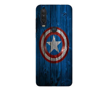 Captain America Superhero Mobile Back Case for Moto One Action  (Design - 118)