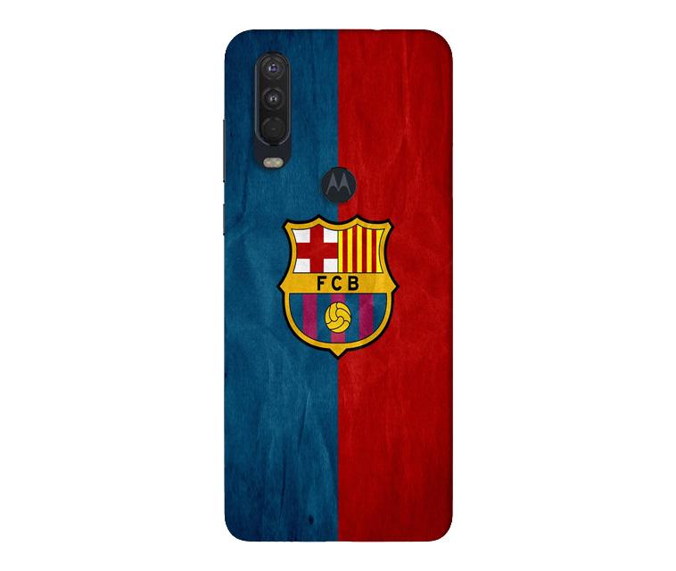 FCB Football Case for Moto One Action  (Design - 123)