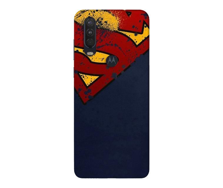 Superman Superhero Case for Moto One Action  (Design - 125)