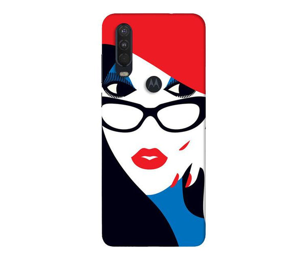 Girlish Case for Moto One Action  (Design - 131)