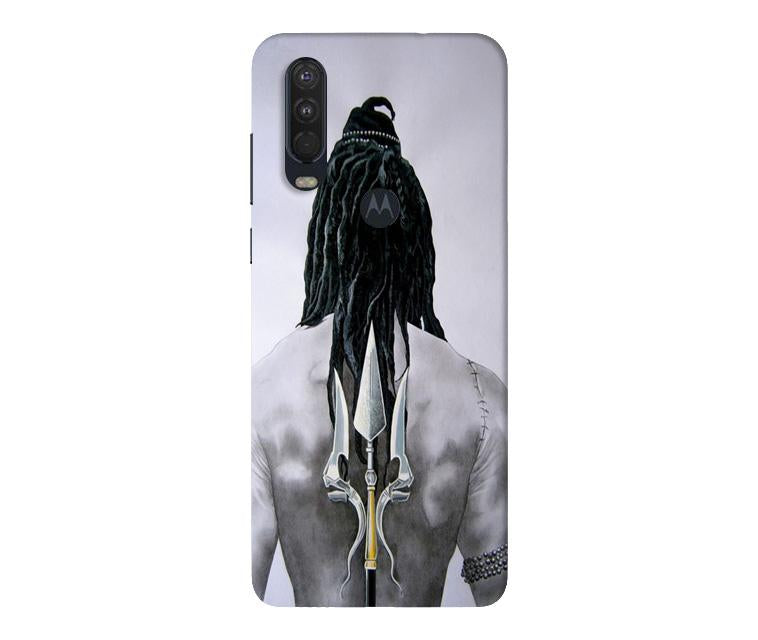 Lord Shiva Case for Moto One Action  (Design - 135)
