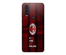 AC Milan Mobile Back Case for Moto One Action  (Design - 155)