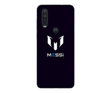 Messi Mobile Back Case for Moto One Action  (Design - 158)