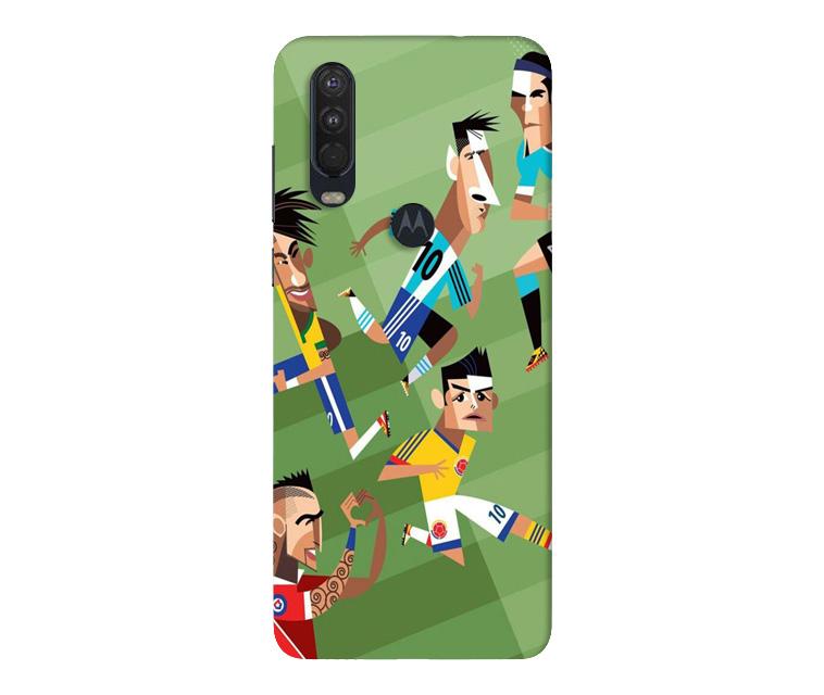 Football Case for Moto One Action  (Design - 166)
