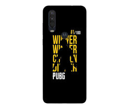 Pubg Winner Winner Case for Moto One Action(Design - 177)