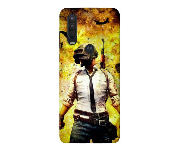 Pubg Case for Moto One Action  (Design - 180)
