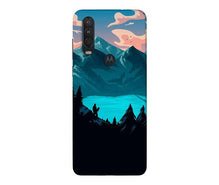 Mountains Mobile Back Case for Moto One Action (Design - 186)