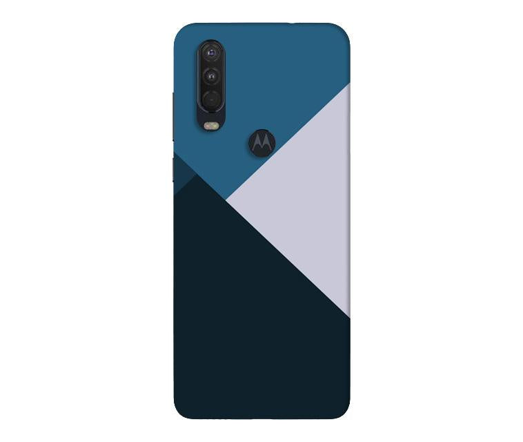 Blue Shades Case for Moto One Action (Design - 188)