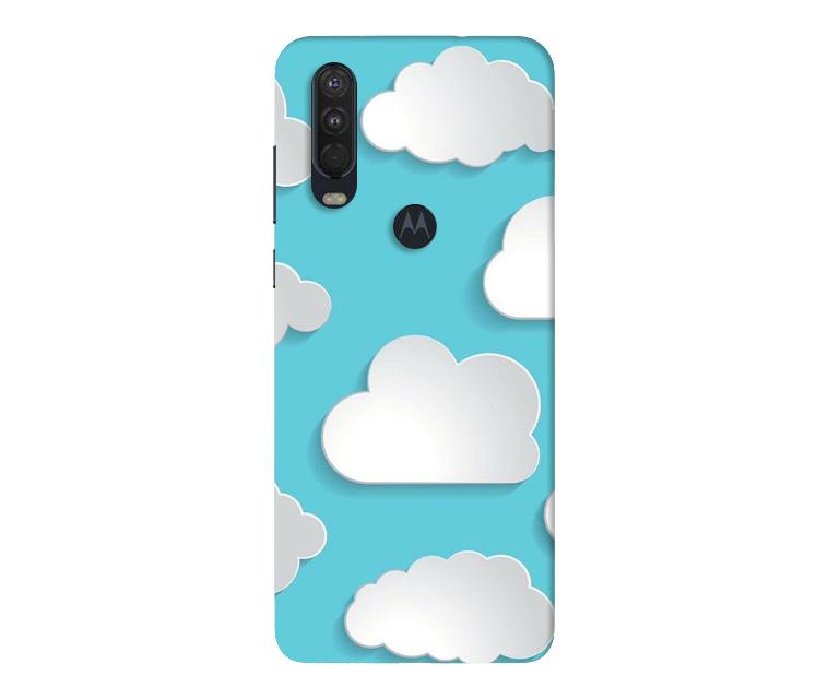 Clouds Case for Moto One Action (Design No. 210)