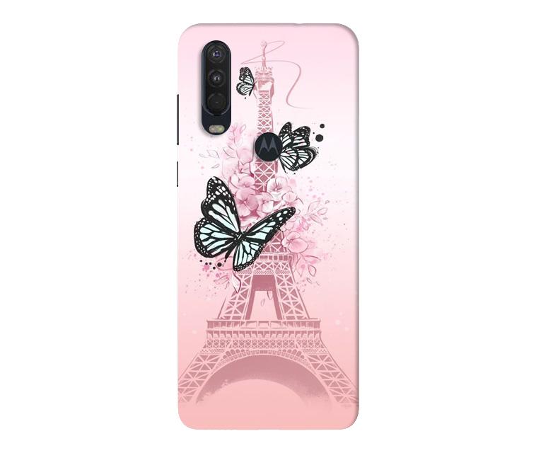 Eiffel Tower Case for Moto One Action (Design No. 211)
