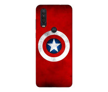 Captain America Mobile Back Case for Moto One Action (Design - 249)