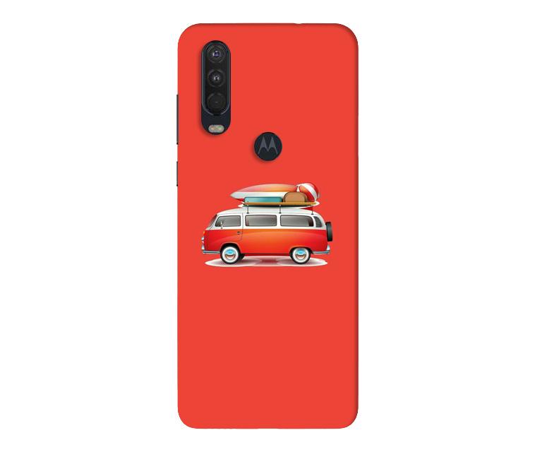 Travel Bus Case for Moto One Action (Design No. 258)