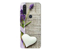 White Heart Case for Moto One Action (Design No. 298)